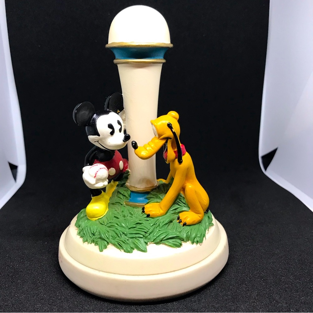 Disney Mickey Mouse Pluto Cookie Press Stamp Ceramic Decorative Baking 5" Tall